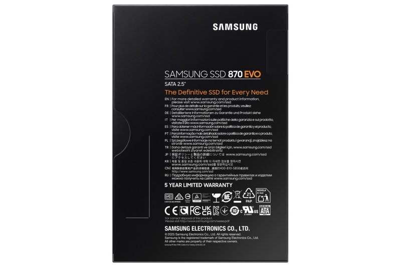 Samsung 870 EVO / 8TB / SSD / 2.5" / SATA / Černá - obrázek č. 8