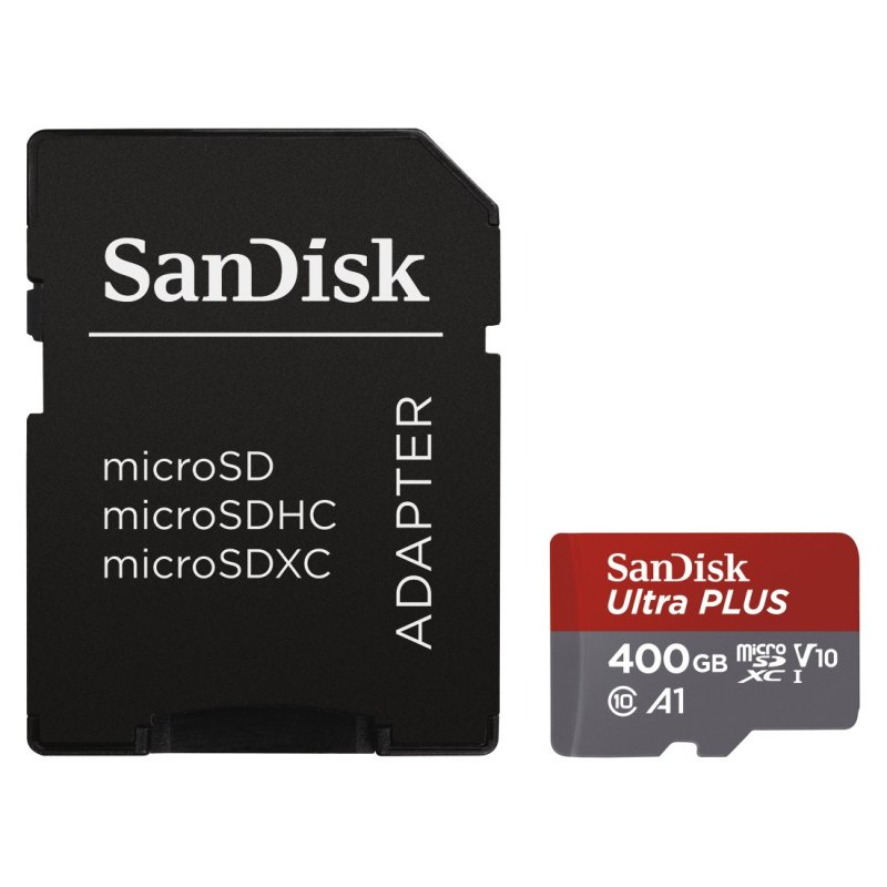 SanDisk Ultra microSDXC 400GB 100MB/ s + adaptér - obrázek produktu