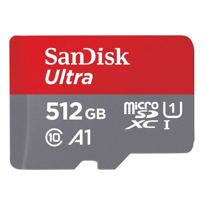 SanDisk Ultra microSDXC 512GB 120MB/ s + adaptér - obrázek produktu