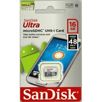 SanDisk Ultra microSDHC 16GB 80MB/ s - obrázek č. 1