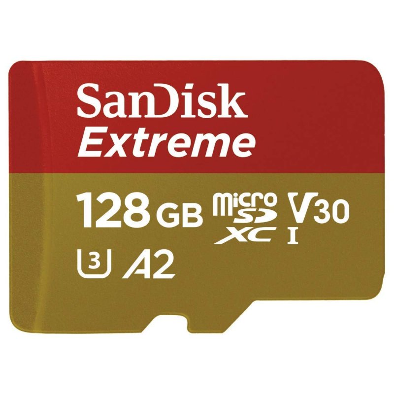SanDisk Extreme microSDXC 128GB 160MB/ s + adaptér - obrázek produktu