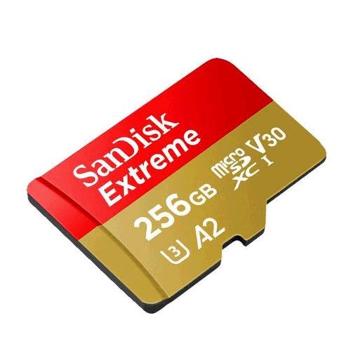 SanDisk Extreme microSDXC 256GB 160MB/ s + adaptér - obrázek produktu