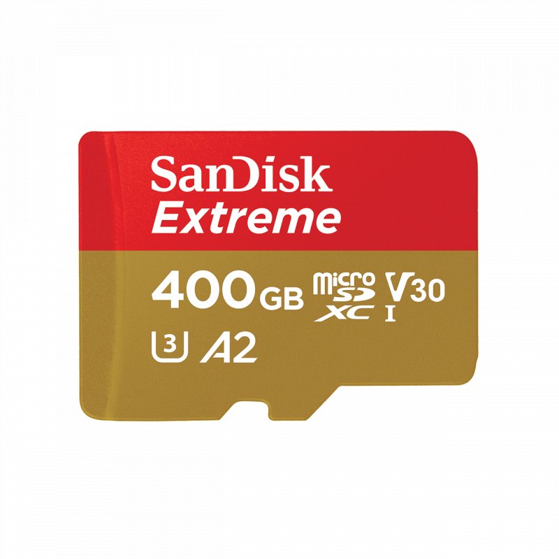 SanDisk Extreme microSDXC 400GB 160MB/ s + adaptér - obrázek produktu