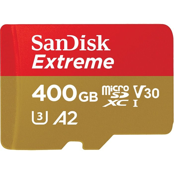 SanDisk Extreme microSDXC 400GB 160MB/ s + adaptér - obrázek produktu