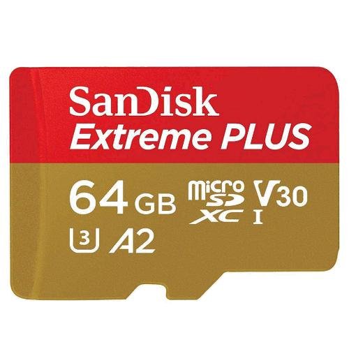 SanDisk Extreme Plus microSDXC 64GB 170MB/ s + ada. - obrázek produktu