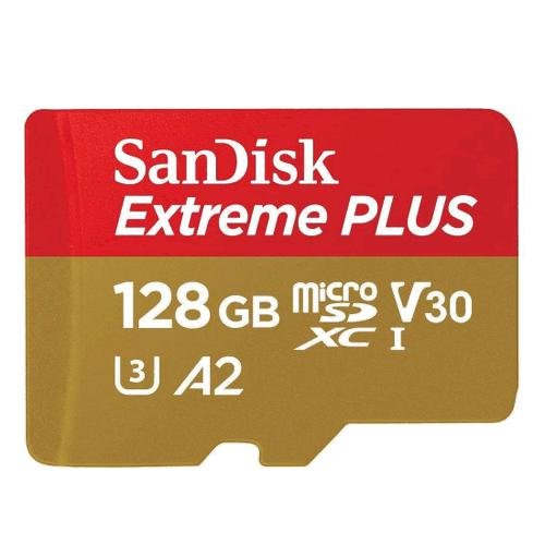 SanDisk Extreme Plus microSDXC 128GB 170MB/ s +ada. - obrázek produktu