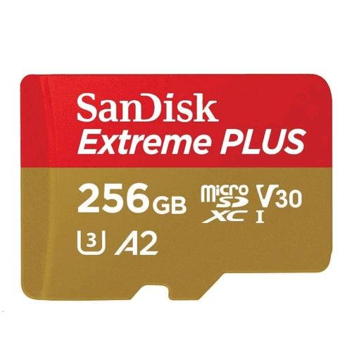 SanDisk Extreme Plus microSDXC 256GB 170MB/ s +ada. - obrázek produktu