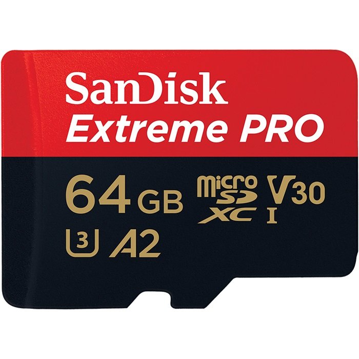 SanDisk Extreme PRO microSDXC 64GB 170MB/ s + ada. - obrázek produktu