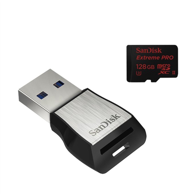 SanDisk Extreme Pro microSDXC 128GB 275MB/ s + ada. - obrázek produktu