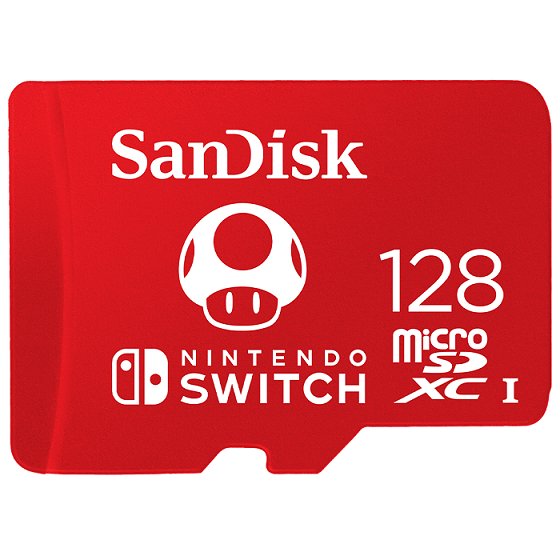 SanDisk Nintendo Switch/ micro SDXC/ 128GB/ 100MBps/ UHS-I U3 /  Class 10 - obrázek produktu