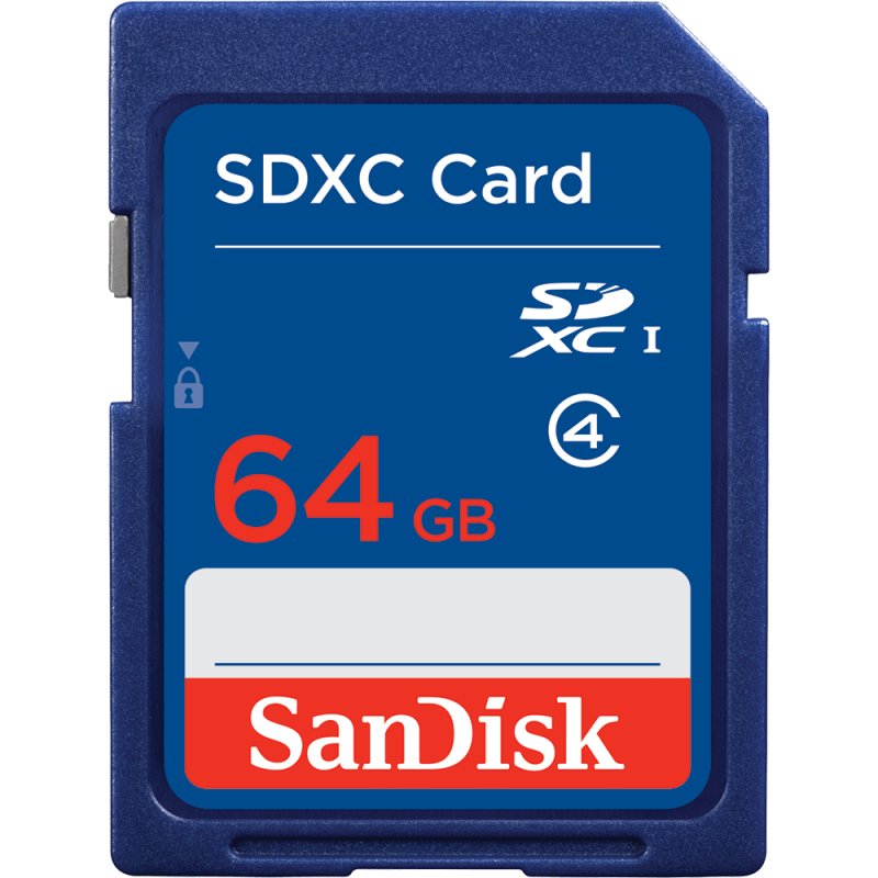 SanDisk SDXC 64GB Class 4 - obrázek produktu