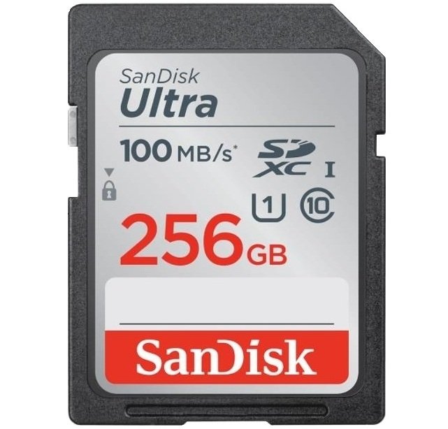 SanDisk Ultra SDXC 256GB 100MB/ s Class10 UHS-I - obrázek produktu