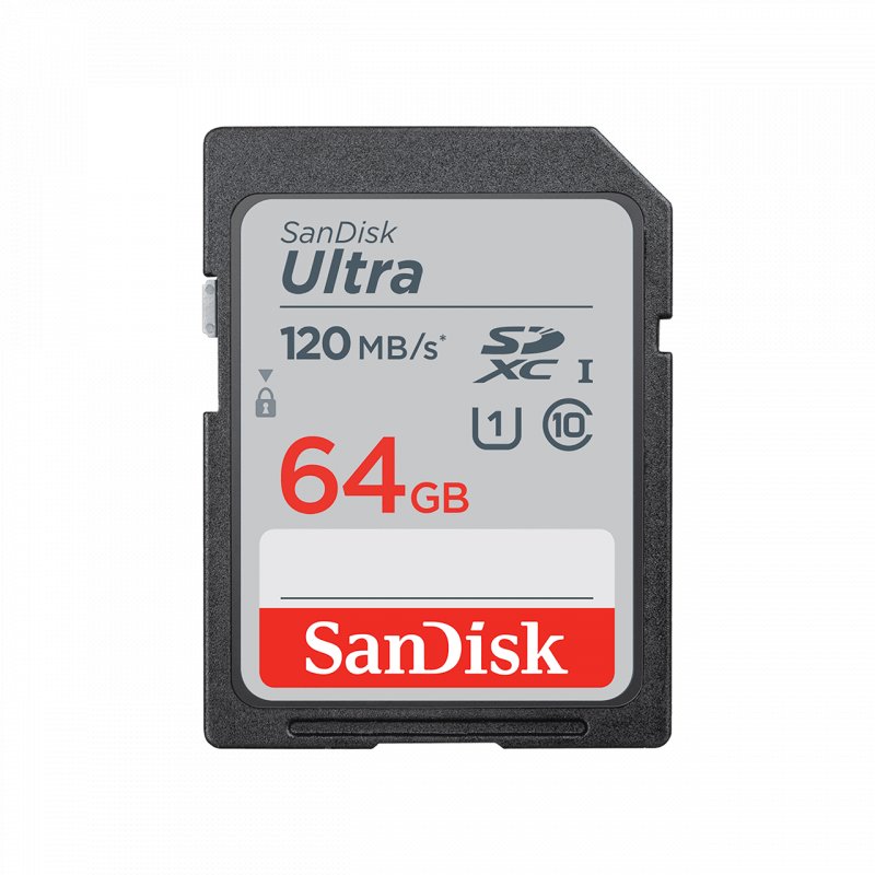 SanDisk Ultra SDXC 64GB 120MB/ s Class10 UHS-I - obrázek produktu