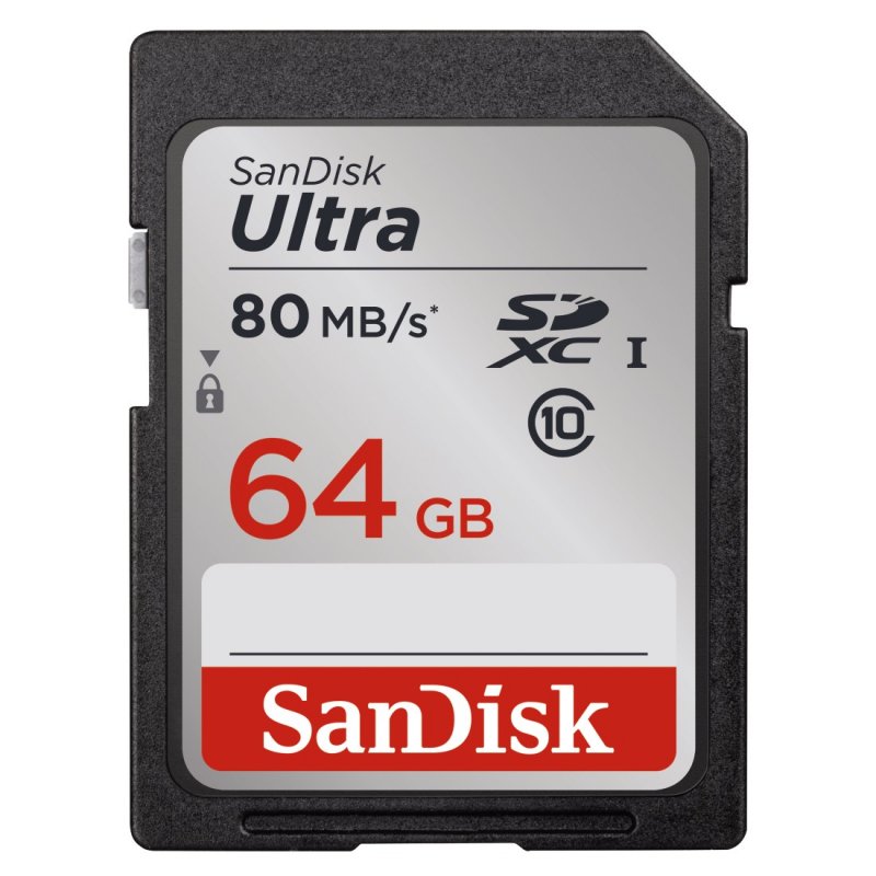 SanDisk Ultra SDXC 64GB 80MB/ s Class10 UHS-I - obrázek produktu