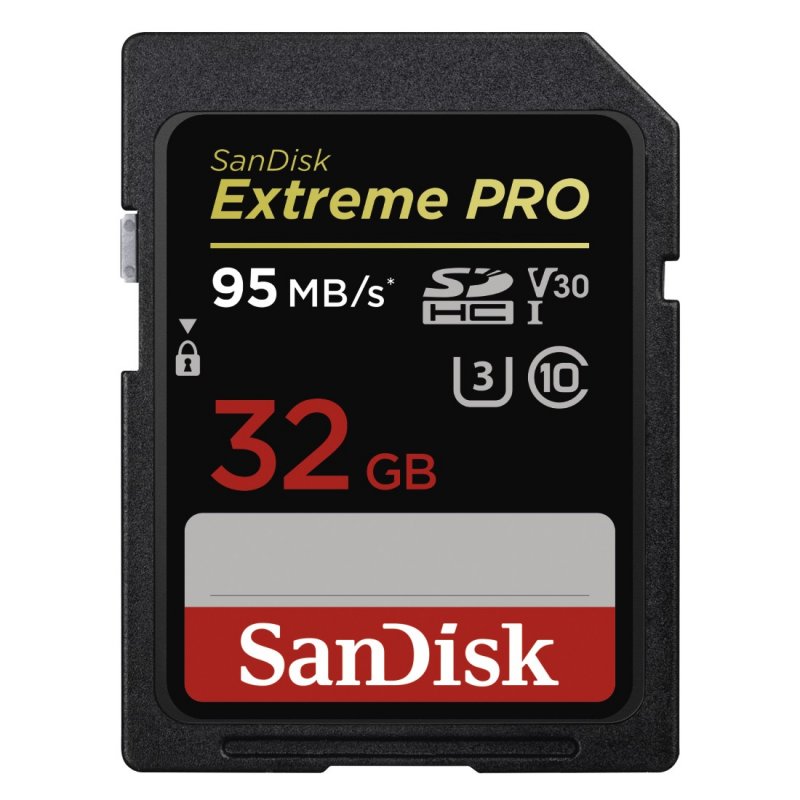 SanDisk Extreme PRO/ SDHC/ 32GB/ 95MBps/ UHS-I U3 /  Class 10 - obrázek produktu