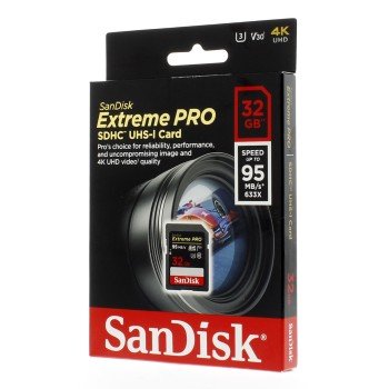 SanDisk Extreme PRO/ SDHC/ 32GB/ 95MBps/ UHS-I U3 /  Class 10 - obrázek č. 1