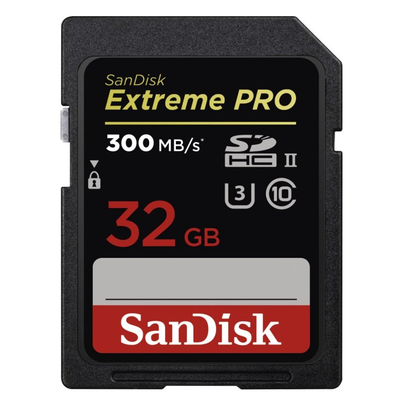SanDisk Extreme Pro SDHC 32GB 300MB/ S UHS-II - obrázek produktu