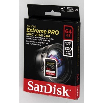 SanDisk Extreme Pro SDXC 64GB 300MB/ S UHS-II - obrázek č. 1