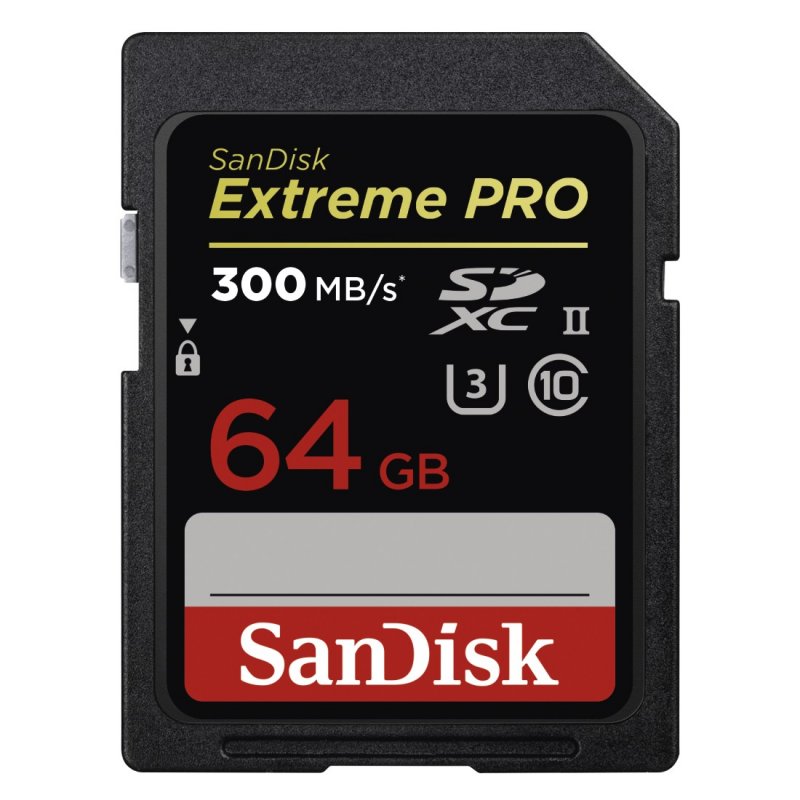 SanDisk Extreme Pro SDXC 64GB 300MB/ S UHS-II - obrázek produktu