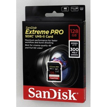 SanDisk Extreme Pro SDXC 128GB 300MB/ S UHS-II - obrázek č. 1