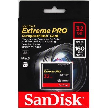 SanDisk Extreme Pro CompactFlash 32GB 160MB/ s - obrázek č. 1