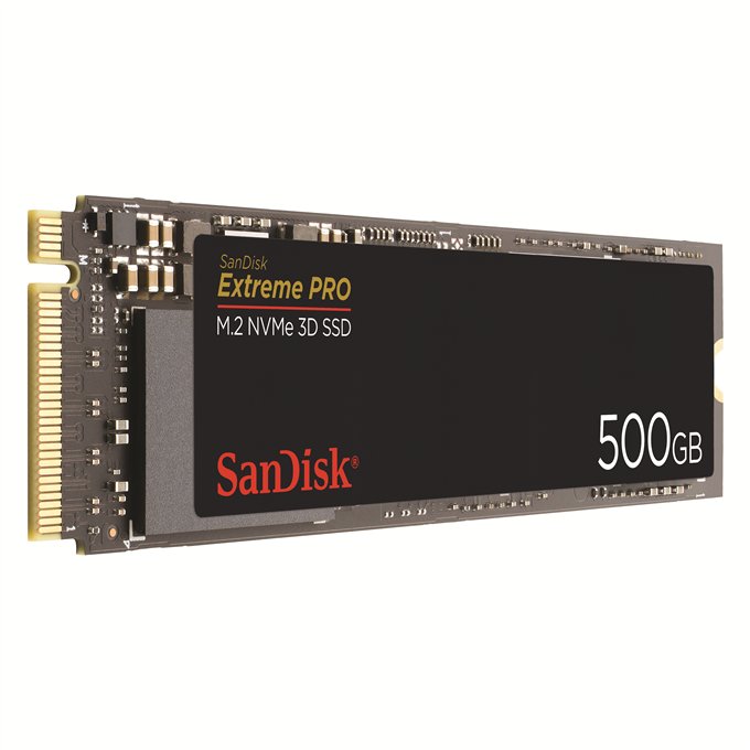 SSD 500GB SanDisk Extreme Pro M.2 NVMe 3D - obrázek č. 1