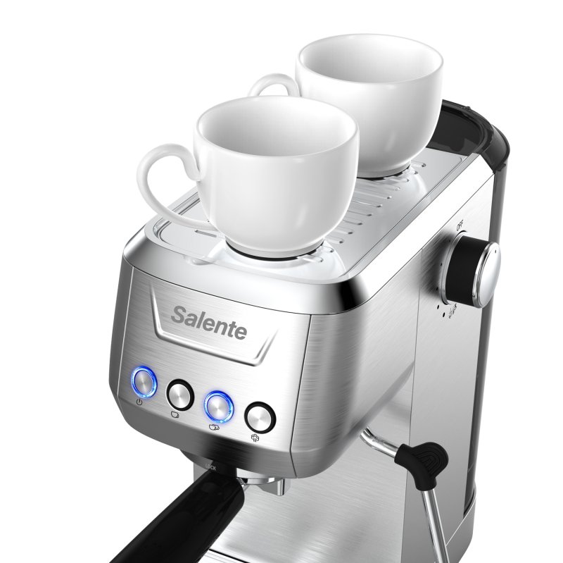 Salente Coffio, pákový kávovar, nerez - obrázek č. 6