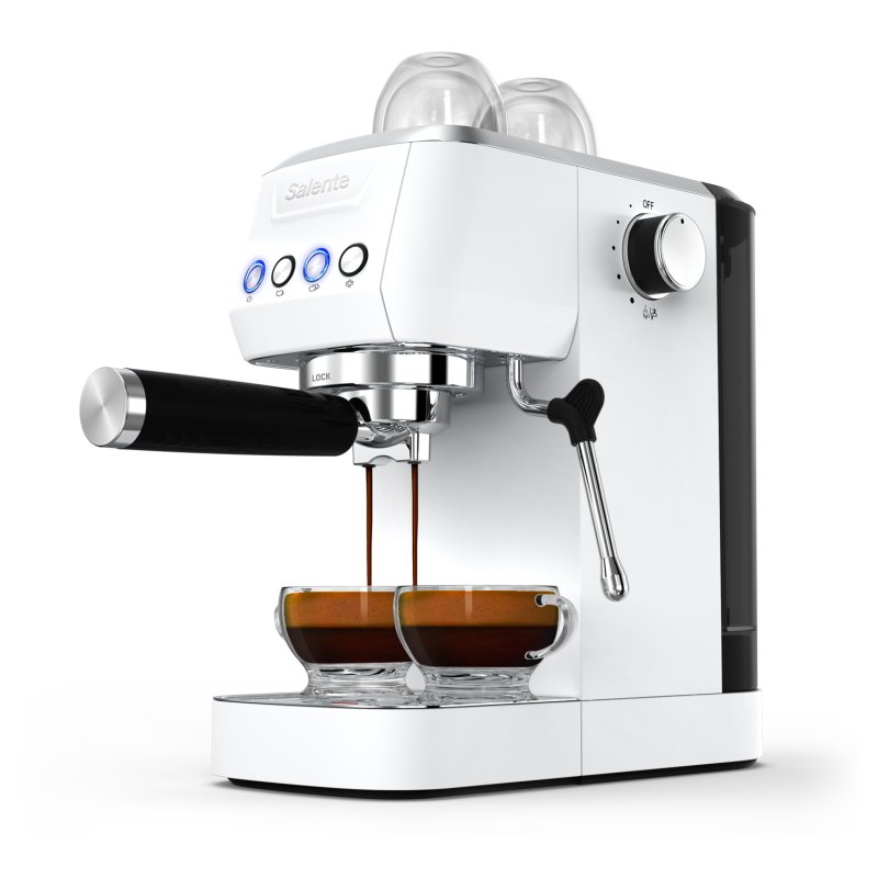 Salente Coffio, pákový kávovar, bílý - obrázek č. 10