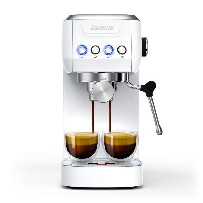 Salente Coffio, pákový kávovar, bílý - obrázek č. 6
