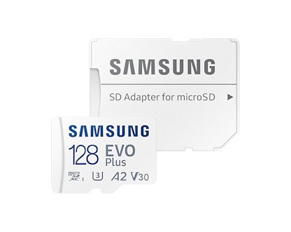 Samsung EVO Plus/ micro SDXC/ 128GB/ 130MBps/ UHS-I U3 /  Class 10/ + Adaptér - obrázek č. 1