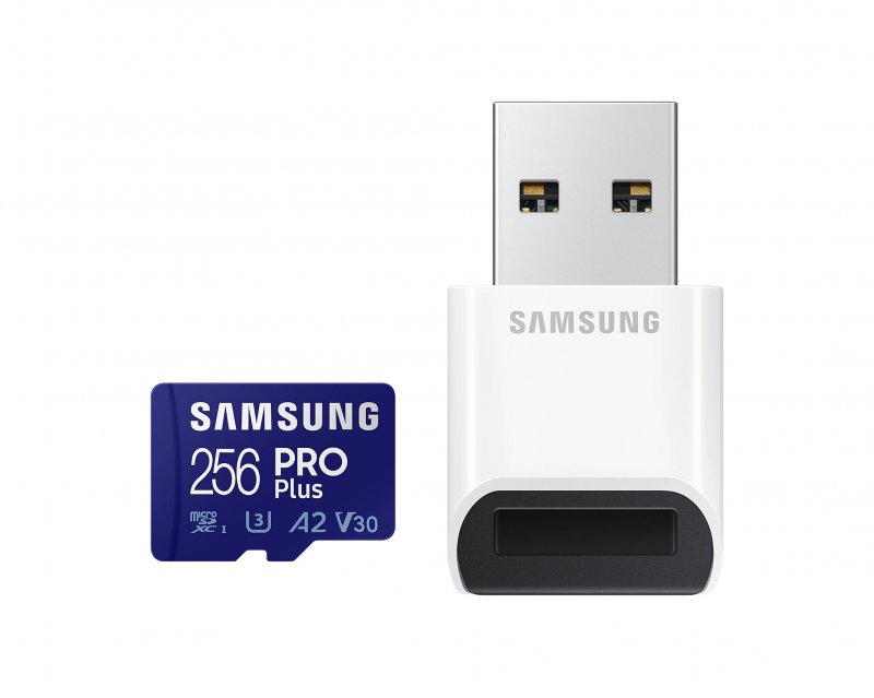 Samsung micro SDXC 256GB PRO Plus + USB adaptér - obrázek produktu