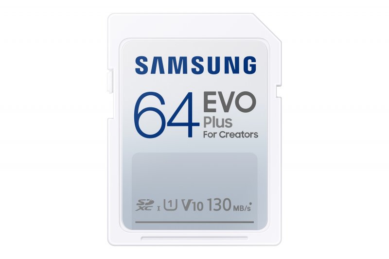 Samsung EVO Plus/ SDXC/ 64GB/ 130MBps/ UHS-I U1 /  Class 10 - obrázek produktu