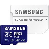 Samsung/ micro SDXC/ 256GB/ 180MBps/ Class 10/ + Adaptér/ Modrá - obrázek č. 1