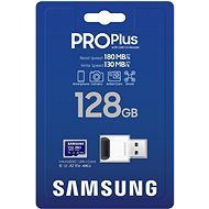 Samsung/ micro SDXC/ 128GB/ 180MBps/ USB 3.0/ USB-A/ Class 10/ + Adaptér/ Modrá - obrázek č. 2