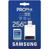 Samsung/ SDXC/ 256GB/ 180MBps/ USB 3.0/ USB-A/ Class 10/ + Adaptér/ Modrá - obrázek č. 2