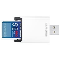 Samsung/ SDXC/ 512GB/ 180MBps/ USB 3.0/ USB-A/ Class 10/ + Adaptér/ Modrá - obrázek č. 1