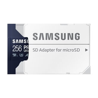 Samsung PRO Ultimate/ micro SDXC/ 256GB/ 200MBps/ UHS-I U3 /  Class 10/ + Adaptér/ Modrá - obrázek č. 1