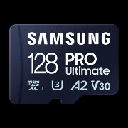 Samsung PRO Ultimate/ micro SDXC/ 128GB/ 200MBps/ UHS-I U3 /  Class 10/ + Adaptér/ Modrá - obrázek produktu