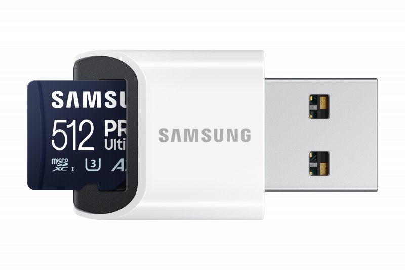 Samsung PRO Ultimate/ micro SDXC/ 512GB/ 200MBps/ UHS-I U3 /  Class 10/ + Adaptér/ Modrá - obrázek č. 1