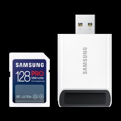 Samsung SDXC 128GB PRO ULTIMATE + USB adaptér - obrázek produktu