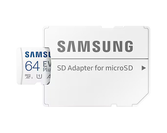 Samsung EVO Plus/ micro SDXC/ 64GB/ UHS-I U1 /  Class 10/ + Adaptér/ Bílá - obrázek č. 1