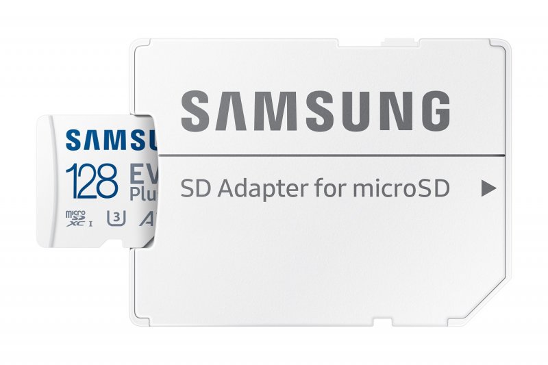 Samsung EVO Plus/ micro SDXC/ 128GB/ UHS-I U3 /  Class 10/ + Adaptér/ Bílá - obrázek č. 2