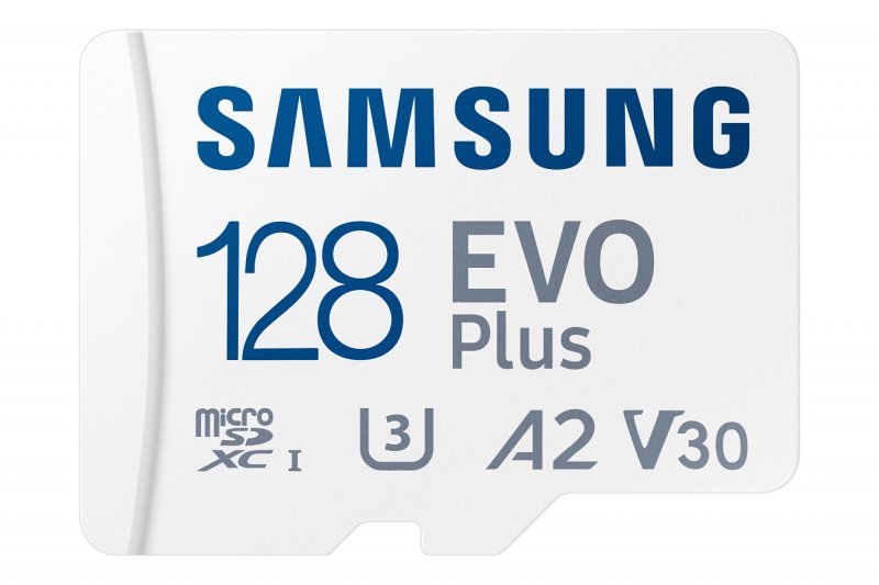 Samsung EVO Plus/ micro SDXC/ 128GB/ UHS-I U3 /  Class 10/ + Adaptér/ Bílá - obrázek č. 1