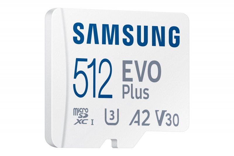 Samsung EVO Plus/ micro SDXC/ 512GB/ UHS-I U3 /  Class 10/ + Adaptér/ Bílá - obrázek č. 1