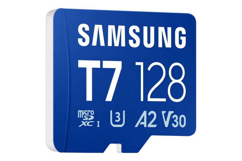 Samsung T7 / Micro SDXC / 128GB / UHS-I U3  /  Class 10 / Modrá - obrázek č. 2