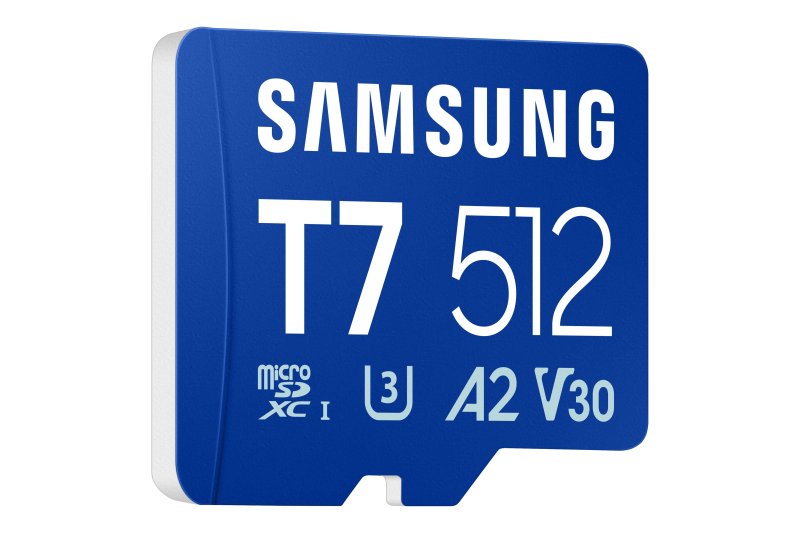 Samsung T7 / Micro SDXC / 512GB / UHS-I U3  /  Class 10 / Modrá - obrázek č. 2