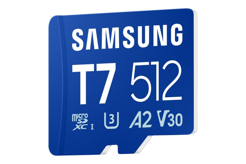 Samsung T7 / Micro SDXC / 512GB / UHS-I U3  /  Class 10 / Modrá - obrázek č. 1