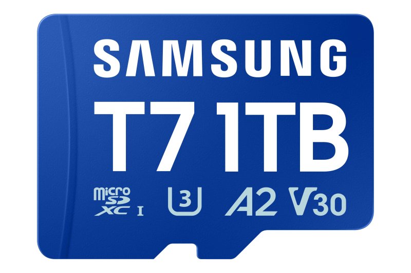 Samsung T7 / Micro SDXC / 1TB / UHS-I U3 / Class 10 / Modrá - obrázek produktu