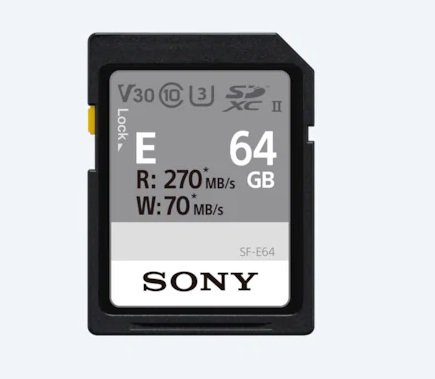 SONY SFE64/ micro SDXC/ 64GB/ 270MBps/ UHS-II U3 /  Class 10 - obrázek produktu