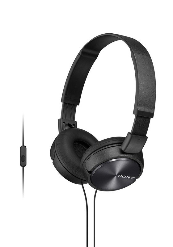 SONY sluchátka MDR-ZX310AP, handsfree, černé - obrázek produktu